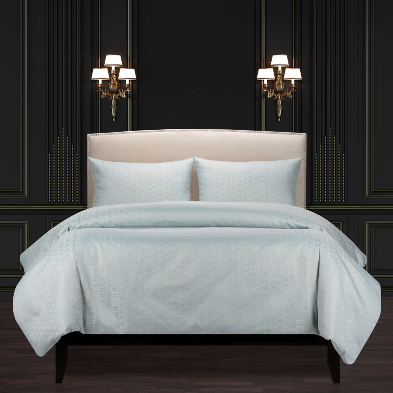 Star Attraction Luxury Single Duvet Cover, Spa Blue, King Duvet Cover