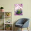 Green Mantis Peek Vibrant Animal Flower Wall Art Print by Jimmy Hoffman - Print-1749194345