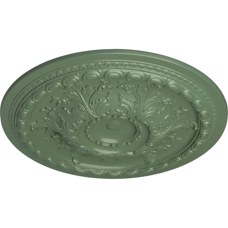 38 médaillons de plafond 38 3/8 po x P 2 7/8 po Oslo (convient aux auvents jusqu'à 7 5/8 po), Vert athénien