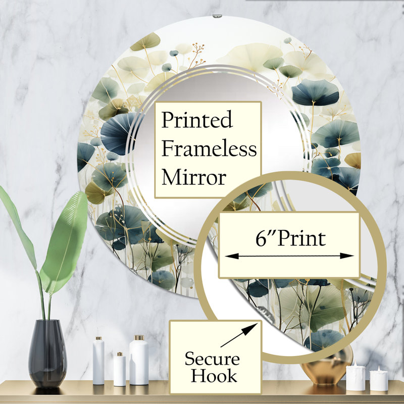 Miroir mural sans cadre Paragh, 32 po x 32 po