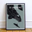 St. Andrews City Map - No Frame Print-732526455