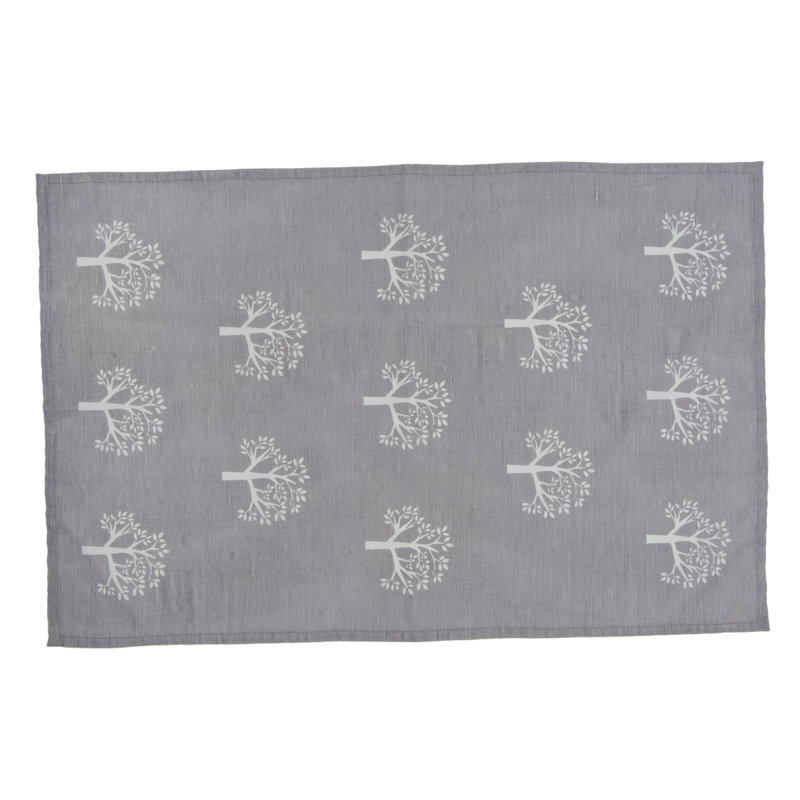 Serviette de thé trees, Gris