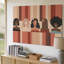 Reproduction d'art sur toile, "Illustration abstraite vibrante" mettant en vedette quatre personnages féminins divers-291324498