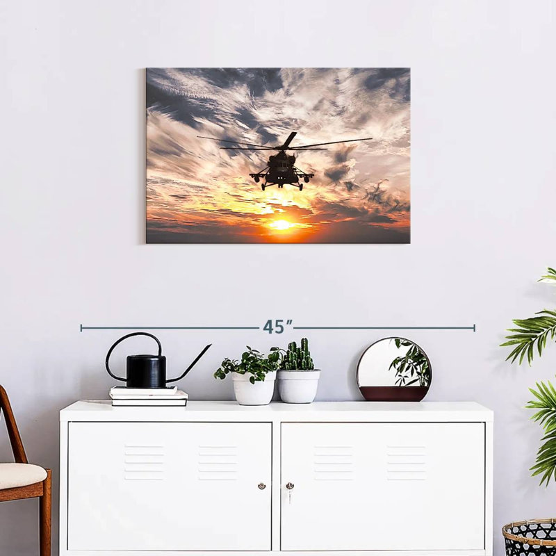 Mait Navy Helicopter, 20" H x 30" W