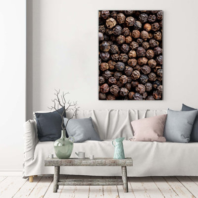 Grains Of Pepper - Wrapped Canvas Print