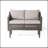Antibes Loveseat & Table-451860649-451860648