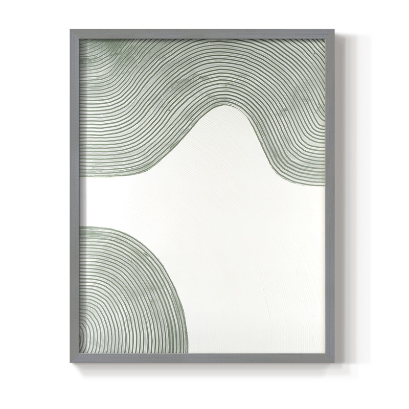 «Get Going IV», reproduction encadrée - bois massif, Gris, H 10 po x l 8 po