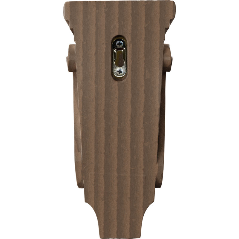 Petit corbeau en bois pilant Acanthus l 4 3/4 po x P 1 3/4 po x H 10 po (paquet de 4), Noyer