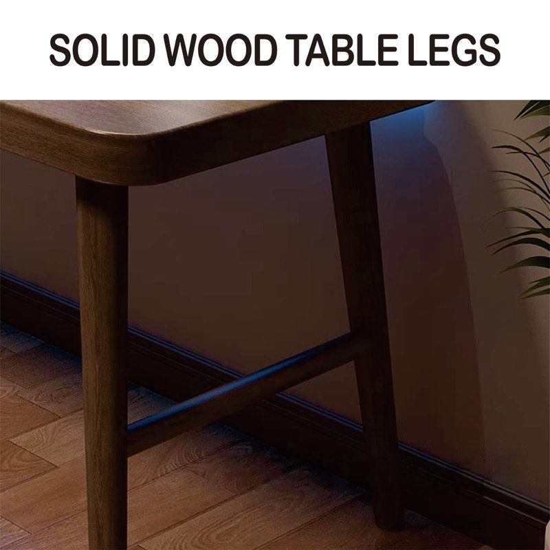 Marietha Solid Wood Desks, 29.52" H x 62.99" W x 23.62" D