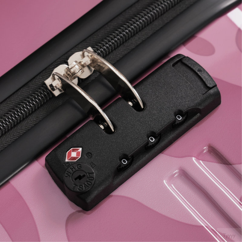 Valise à roulettes Hardshell 3 pièces avec valise TSA