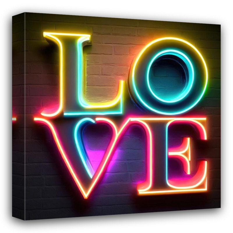 «Love 15 on Canvas» par Stephen Chambers, reproduction, H 26 po x l 32 po x P 1,5 po