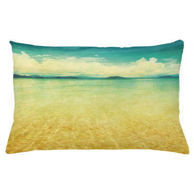 Beach Outdoor Square Pillow Cover