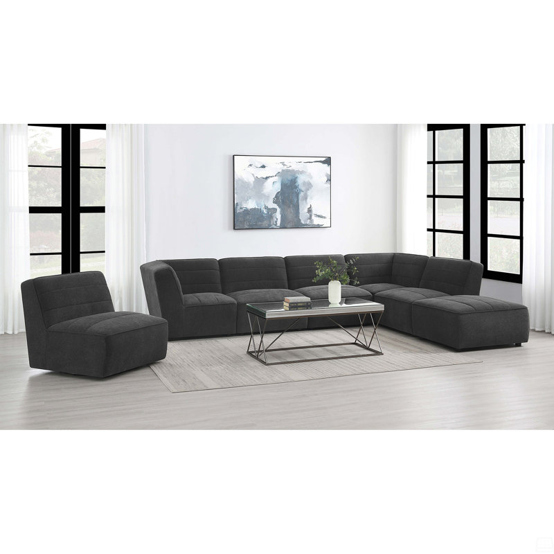 Chaise pivotante capitonnée
