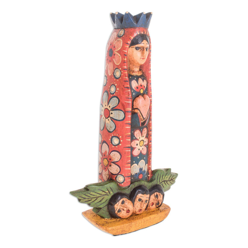 Statuette en bois mary eternal Wandle