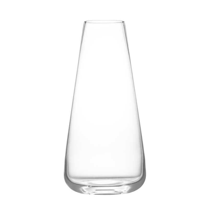 York - Vase - Large - Clear, 9.75" H x 4.75" W x 4.75" D