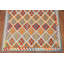 Tapis géométrique réversible en laine 6 x 8