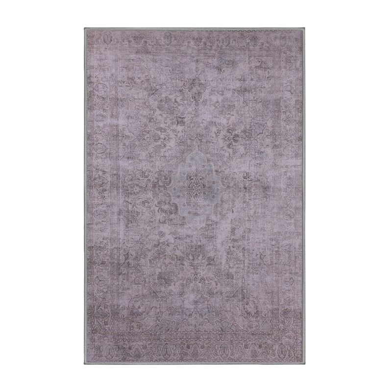 Tapis oriental gris Mervela, Rectangle 2 pi x 3 pi