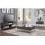 Table basse rectangulaire avec plateau relevable