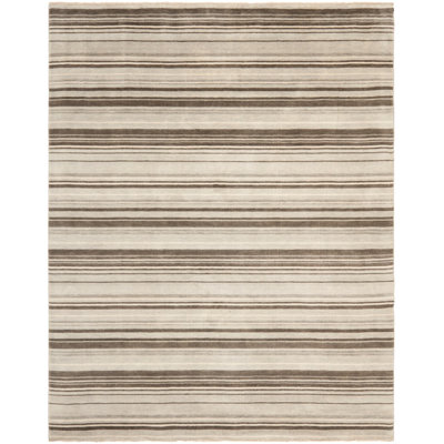 Wesley Tibetan Hand Loomed Wool Striped Rug