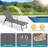 Reclining Aluminum Outdoor Chaise Lounge-1749437944