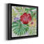 Fleurs tropicales - Peinture sur toile encadrée-1312308781-1312308783