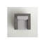 Fauteuil club en osier gris