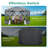 12x12 Pop Up Canopy Gazebo, Outdoor Canopy Tent Screen House with 6 sidewalls and Netting for Camping, Waterproof, UV Resistant, Ez Set-up Party Tent with Carrying Bag and Ground Stakes-104881947