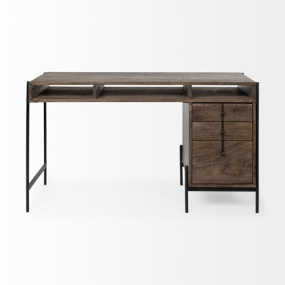Dey Metal Base Writing Desk