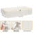 Under Bed Storage Containers Organizers, Underbed Clothes Storage Bins With Reinforced Handles For Blanket, Sheets, Pillows, Towels, Room, Beige, 2 Pack