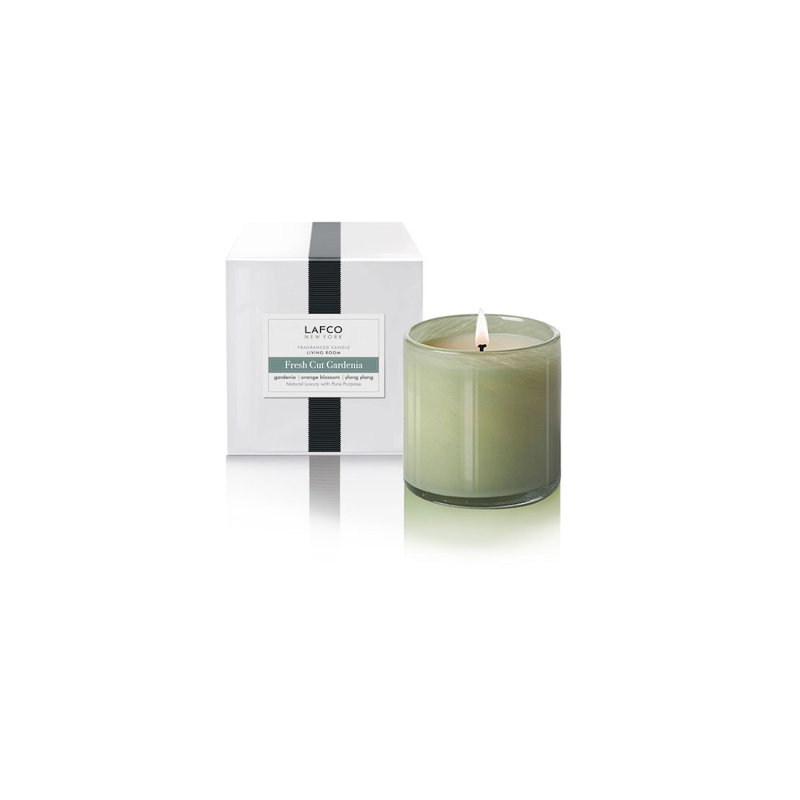 Fresh Cut Gardenia Scented Jar Candle, 3" H x 3" W x 3" D