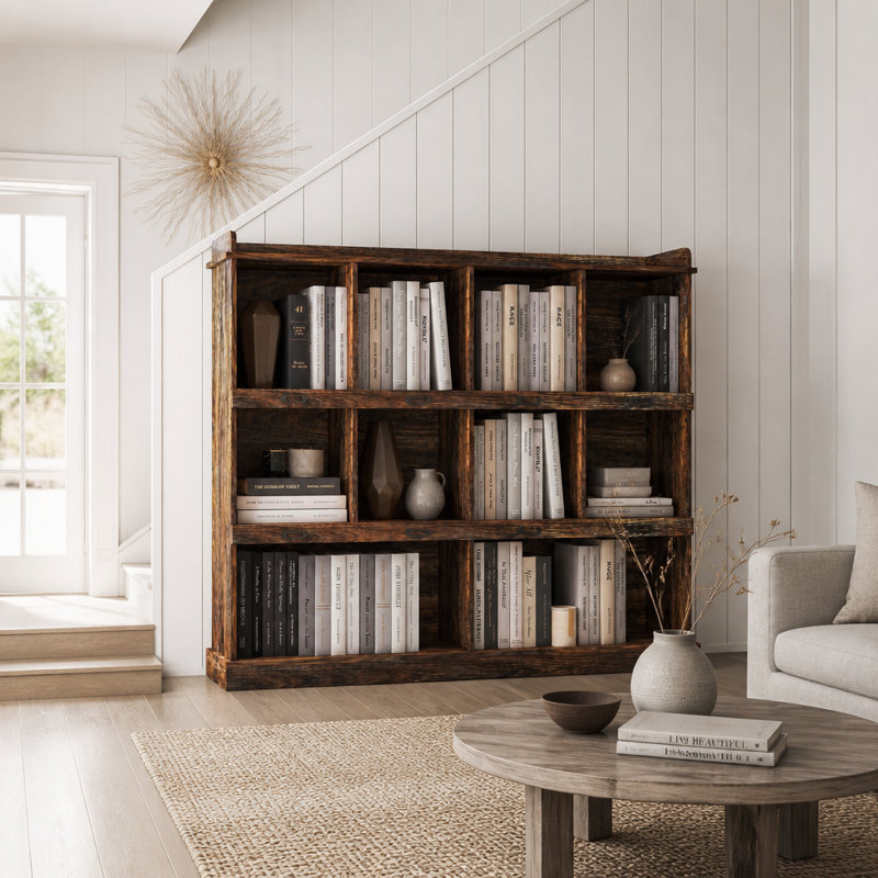 10-Shelf Bookcase, Espresso