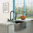 Kitchen Sink Faucet With 2 Handles And Pull-Out Side Sprayer, 4-Hole Installation-118350802
