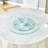 Lazy Susan-Double Layered Rotatable Tempered Glass Table Top