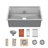 Rivage Basin Undermount Kitchen Workstation Sink-121723644-121723640
