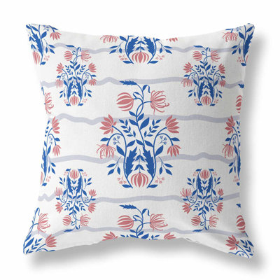 Sophisticated Floral Indoor/Outdoor Pillow