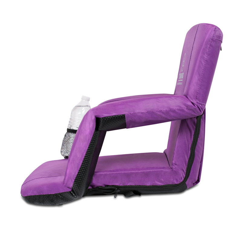 Siège de stade inclinable avec coussin , Violet