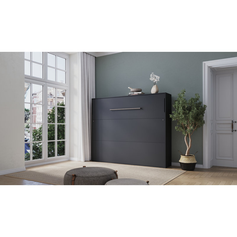 Rechell Bed, Anthracite, European Kingsize (160 x 200cm)