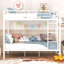 Lit superposé double au-dessus de double, blanc-1733413563