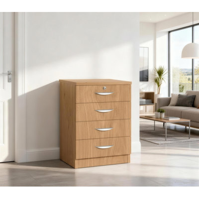 Aiden 48cm Wide 4 -Drawer File Cabinet