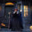 72" Outdoor Halloween Decorations Animatronics Witch with Cane
