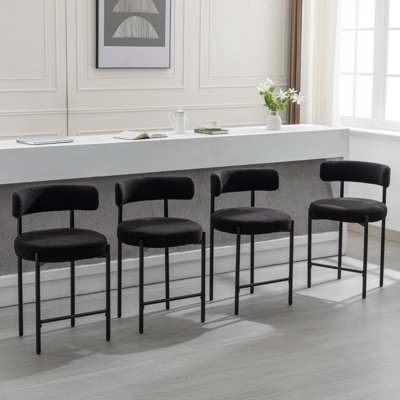Tabouret de comptoir rembourré 24 po Najira