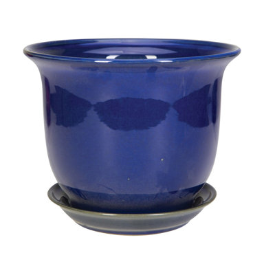 7 in. Lipped Pot w/ Saucer -