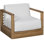 Horizon Outdoor Teak Swivel Lounge Chair