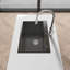 Évier de cuisine en acier inoxydable, lavabo simple sur pied à montage sur le comptoir de 27 po x 19 po, avec drain et crochet standard américain, LS-SSBL01