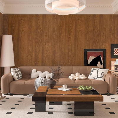 Premium Wood Grain Peel And Stick Contact Paper - Waterproof Vinyl Wrap For Kitchen Cabinets, Countertops, Tables, And Furniture - Self-Adhesive, Removable, And Bubble-Free Application