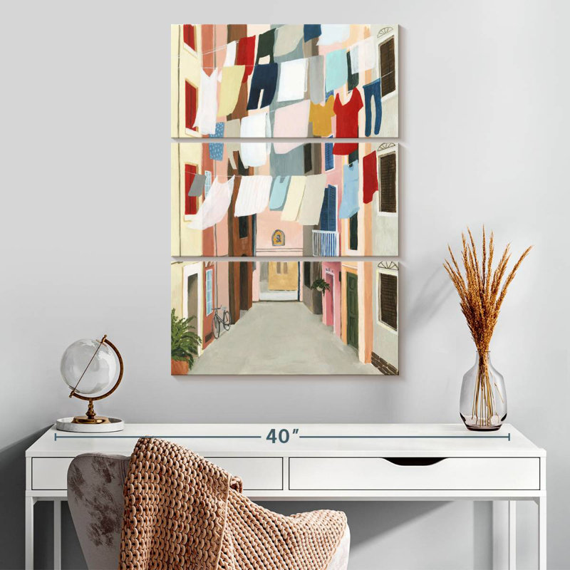 Sireci Today Is Laundry Day II, 32" H x 20" W