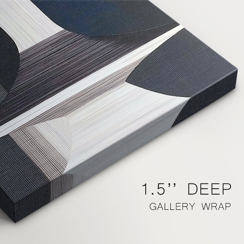 Série ABSTRACT DCLX III - Toile tendue avec châssis de qualité supérieure - Prêt à être accroché