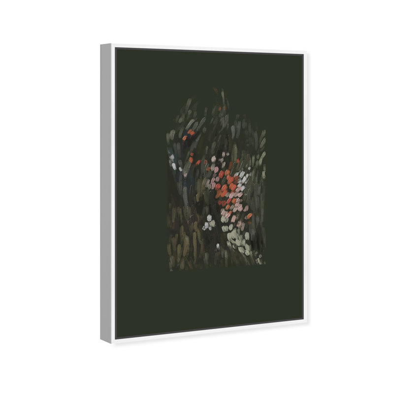 Dancing Petals Print by Oliver Gal, 31"H x 46"W, White Floater Frame