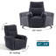  Fauteuil inclinable et berçant manuel en velours côtelé 34 po Sherry-1897598817-1886115794