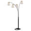 Lampe sur pied en cristal à 4 têtes inspirées-1713992157